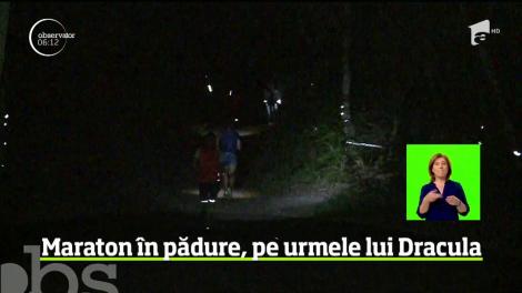Peste 300 de oameni, sportivi sau amatori, dar şi de peste hotare s-au aliniat, pe Platoul Corneşti din Mureş la Dracula Night Run