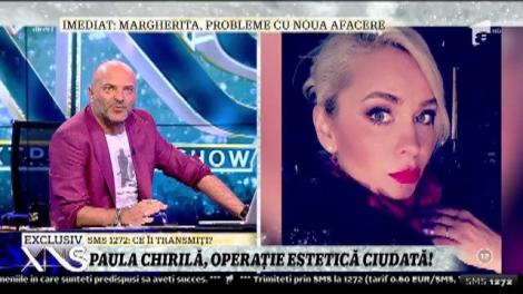 Paula Chirilă, operaţie estetică ciudată! Actriţa şi-a făcut retuş la bărbie şi la mandibulă!