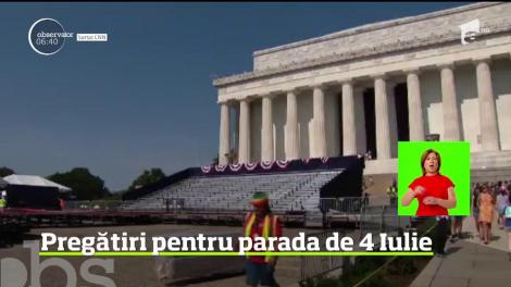 Pregătirile pentru evenimentele de 4 iulie au ajuns pe ultima sută de metri la Washington
