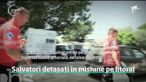 Primele echipaje de ambulanţă detaşate la mare au ajuns pe litoral