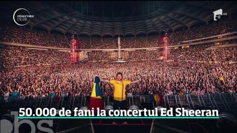 Ed Sheeran a oferit un spectacol de neuitat pe Arena Naţională din Bucureşti!