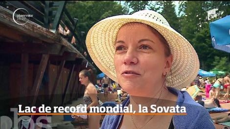 Lacul Ursu, din staţiunea Sovata, este oficial cel mai mare lac heliotermal din lume!