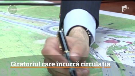 Un sens giratoriu proaspăt inaugurat a reuşit să dea peste cap circulaţia pe Centura de Vest a Ploieştiului!