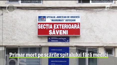 Un primar botoşănean a murit pe scările unităţii medicale din Săveni în care nu se afla niciun medic