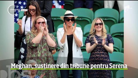 Meghan Markle, susținere din tribune pentru Serena Willams