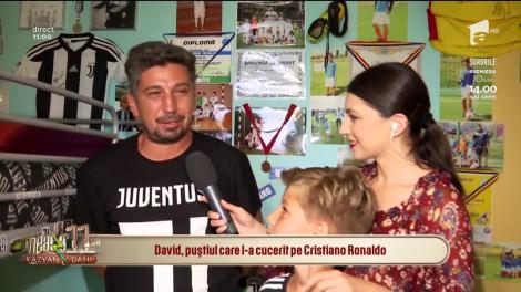 David, puștiul care la 11 ani l-a cucerit pe Cristiano Ronaldo: ”Mi-am îndeplinit un vis!”