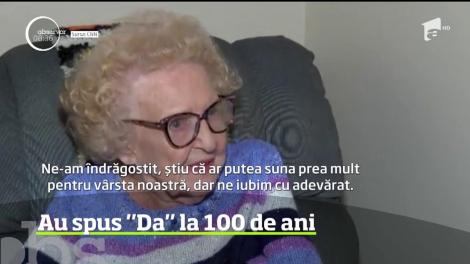 S-au căsătorit la vârsta de 100 de ani! ,,Ne-am îndrăgostit, știu că ar putea suna prea mult, da ne iubim cu adevărat"