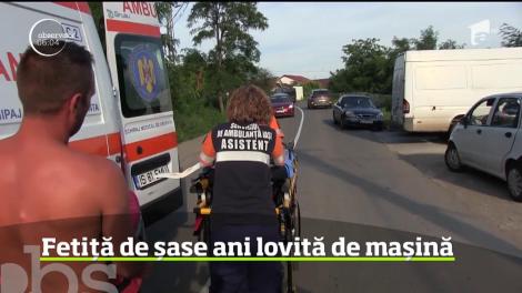 O fetiţă de şase ani din Iaşi a fost lovită pe o trecere de pietoni