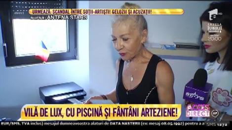 Acces Direct. Piscină și fântâni arteziene. Emilia Iucinu, colț de rai în casa renovată cu zeci de mii de euro