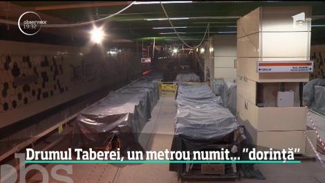Cum arată stațiile magistralei de metrou din Drumul Taberei. După cinci ani de amânări, directorii Metrorex nu ştiu să spună când va transporta călători