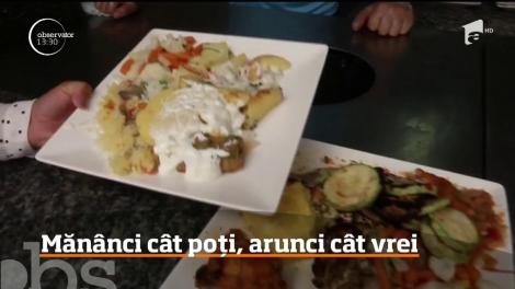 Bilanţ îngrijorător. Hotelierii sunt nevoiţi să arunce zilnic, tone de mâncare la gunoi