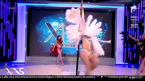 Xtra Night Show. Nadia Buduruși, dans la bară care sfidează gravitaţia!