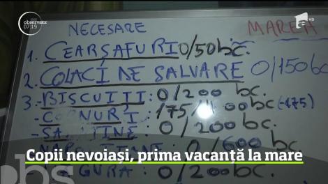 În plină vară, visul oricărui copil este să ajungă la mare, dar, pentru cei nevoiaşi, rămâne doar un vis