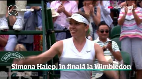Simona Halep, prima româncă ajunsă într-o finală la Wimbledon. Sâmbătă, de la 16:00, o va întâlni pe Serena Williams
