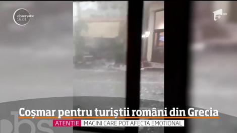 Românca și fiul ei de opt ani erau în vacanță când au fost uciși de furtuna din Grecia. Lacrimi și durere după haosul din Halkidiki