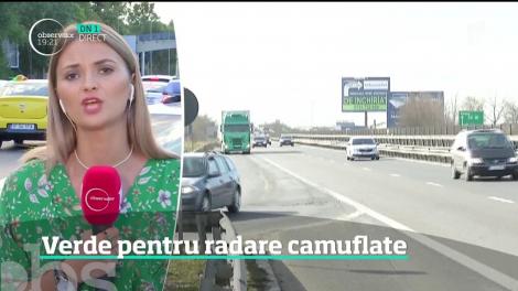 Radare camuflate! Poliţiştii au undă verde pentru a-i vâna pe vitezomani fie din maşini neinscripţionate, fie din tufişuri sau locuri ascunse.