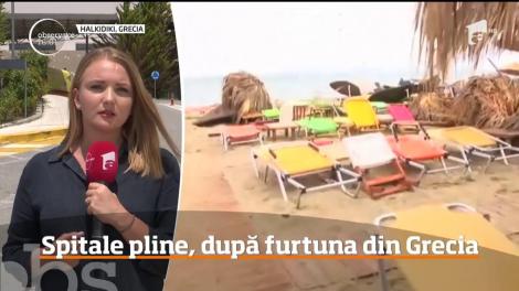 Haos în Halkidiki. Spitalele sunt pline, după furtuna care a lovit peninsula din Grecia