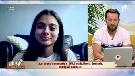 Laura Bretan, în direct, la Neatza cu Răzvan și Dani: O să cant în duet cu Michael Bolton la Cluj
