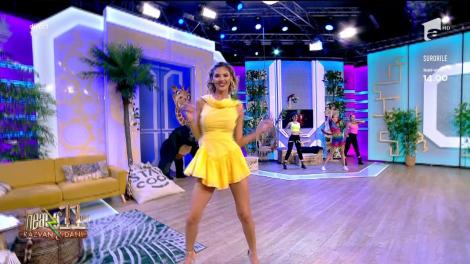 Lizzie cântă, la Neatza cu Răzvan și Dani, melodia Lights down low