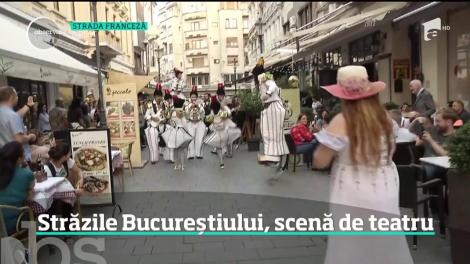 Străzile Bucureștiului, scenă de teatru. A început Festivalul Internațional de Teatru de Stradă