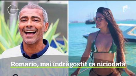 Romario, mai îndrăgostit ca niciodată. Fostul fotbalist se iubește cu fotomodelul Ana Nazario