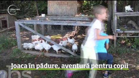 Joaca în pădure, aventură pentru copiii din Oradea