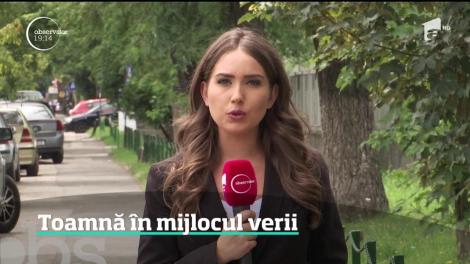 Toamna în mijlocul verii. Furtunile vor mătura întreaga ţara, avertizează meteorologii