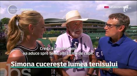 Simona Halep are lumea la picioare după victoria magnifică de la Wimbledon! Jucătoarea noastră este aplaudată din toate colţurile planetei
