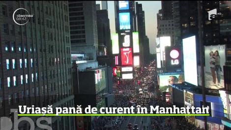 Uriașă pană de curent în Manhattan. Străzile s-au umplut de oameni dezorientaţi