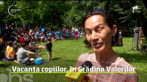 Vacanța copiilor, în Grădina Valorilor Româneşti