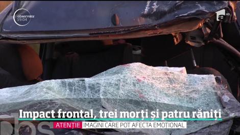 Imaginile de la accidentul din Constanța, în care au murit trei oameni, sunt înfiorătoare. Victimele, scoase pe rând dintre fiare