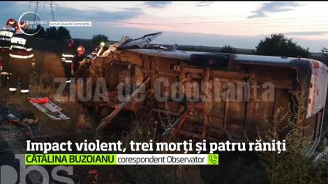 Accident teribil în judeţul Constanţa. Trei oameni au murit, iar doi sunt în comă
