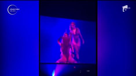 Jennifer Lopez, spectacol fierbinte pentru o sportivă