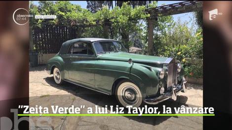 Una dintre maşinile deţinute de actriţa Elisabeth Taylor a fost scoasă la licitaţie pentru suma record de 7 milioane de dolari