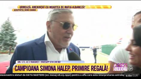 Ilie Năstase, emoționat după întâlnirea cu Simona Halep: „Regina noastră i-a furat cupa reginei Angliei și a venit cu ea la noi!”