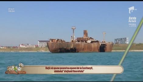 Povestea epavei de la Costinești. Vasul a fost eșuat intenționat pentru că se doreau banii pe asigurare