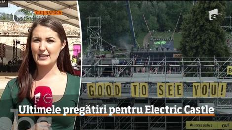 Pregătirile pentru Festivalul Electric Castle, organizat la Bonţida, au intrat pe ultima sută de metri