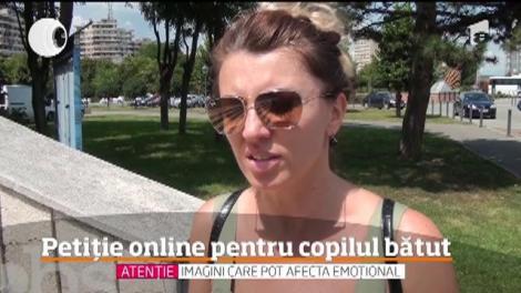 Dreptate pentru copilul din Cugir, bătut în plină stradă de o fată și alți copii. Sute de oameni au semnat deja o petiție online