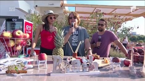 Neatza cu Răzvan și Dani. Reţeta zilei: Vaporaș din ananas umplut cu fructe și brânzeturi