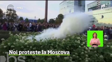 Au fost noi proteste la Moscova după ce mai mulţi candidaţi ai opoziţiei nu au primit aprobarea să candideze la alegerile locale
