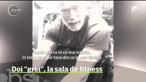 Legendara sportivă, Nadia Comăneci s-a întâlnit cu Arnold Schwarzenegger