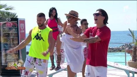 Atmosferă incendiară la Neatza cu Răzvan și Dani! Mario Fresh și Dorian Popa cântă piesa Caliente