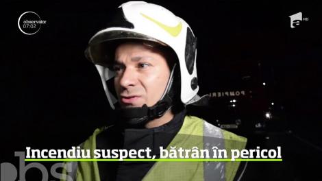 Incendiu violent într-o gospodărie din comuna Tiha Bârgăului, judeţul Bisitriţa-Năsăud