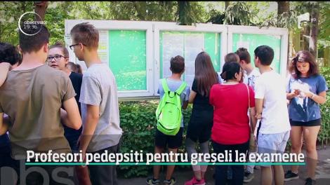 Profesorii care și-au bătut joc de lucrările elevilor la Bacalaureat și la Evaluarea Națională vor fi pedepsiți! Cum vor fi sancționați pentru notele greșite