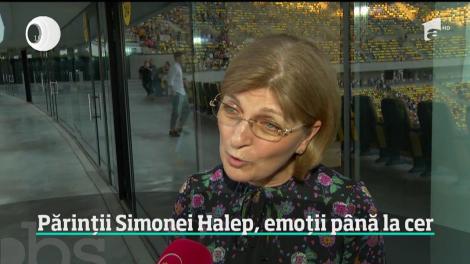 Părinţii Simonei Halep, emoţii până la cer
