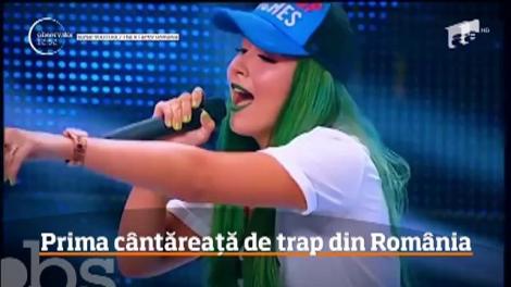Emy Alupei, prima cântăreață de trap din România