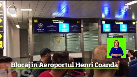Blocaj în Aeroportul Henri Coandă. Momente de haos și cozi uriașe formate la ghișeu