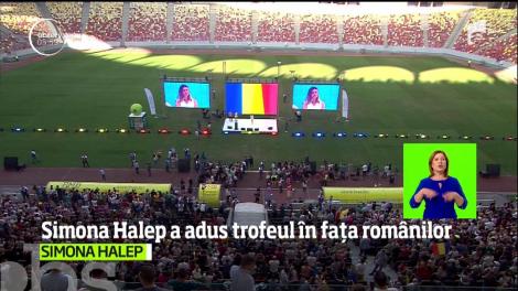 Momente emoţionante în Bucureşti, unde eroina noastră de la Wimbledon, Simona Halep, şi-a întâlnit fanii