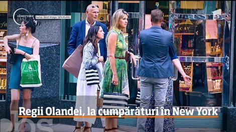 Regii Olandei, la cumpărături în New York