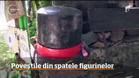 Un arădean şi-a transformat casa într-o lume de poveste! Nu mai puţin de 50 de figurine sunt aşezate pe acoperişul casei, pe alei sau în grădina